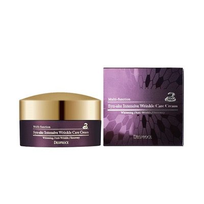 Інтенсивний антивіковий крем Deoproce Syn-ake Care Cream Intensive Wrinkle Care Cream, 100 мл 8809240761304 фото