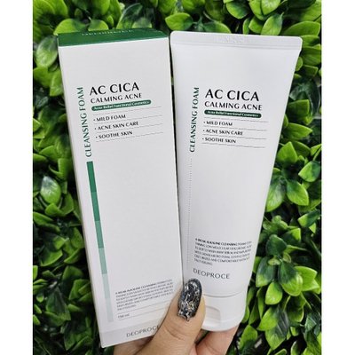 Зволожуюча балансуюча пінка для обличчя з центеллою Deoproce AC Cica Calming Acne Cleansing Foam, 150 мл 8809738318898-1 фото